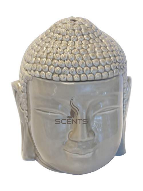 Аромалампа, подсвечник, элемент декора Голова Будды капучино